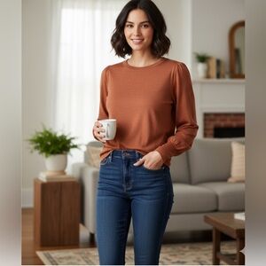 Alex Marie Terracotta Blouse